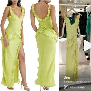 house of cb pixie ruffle dress!